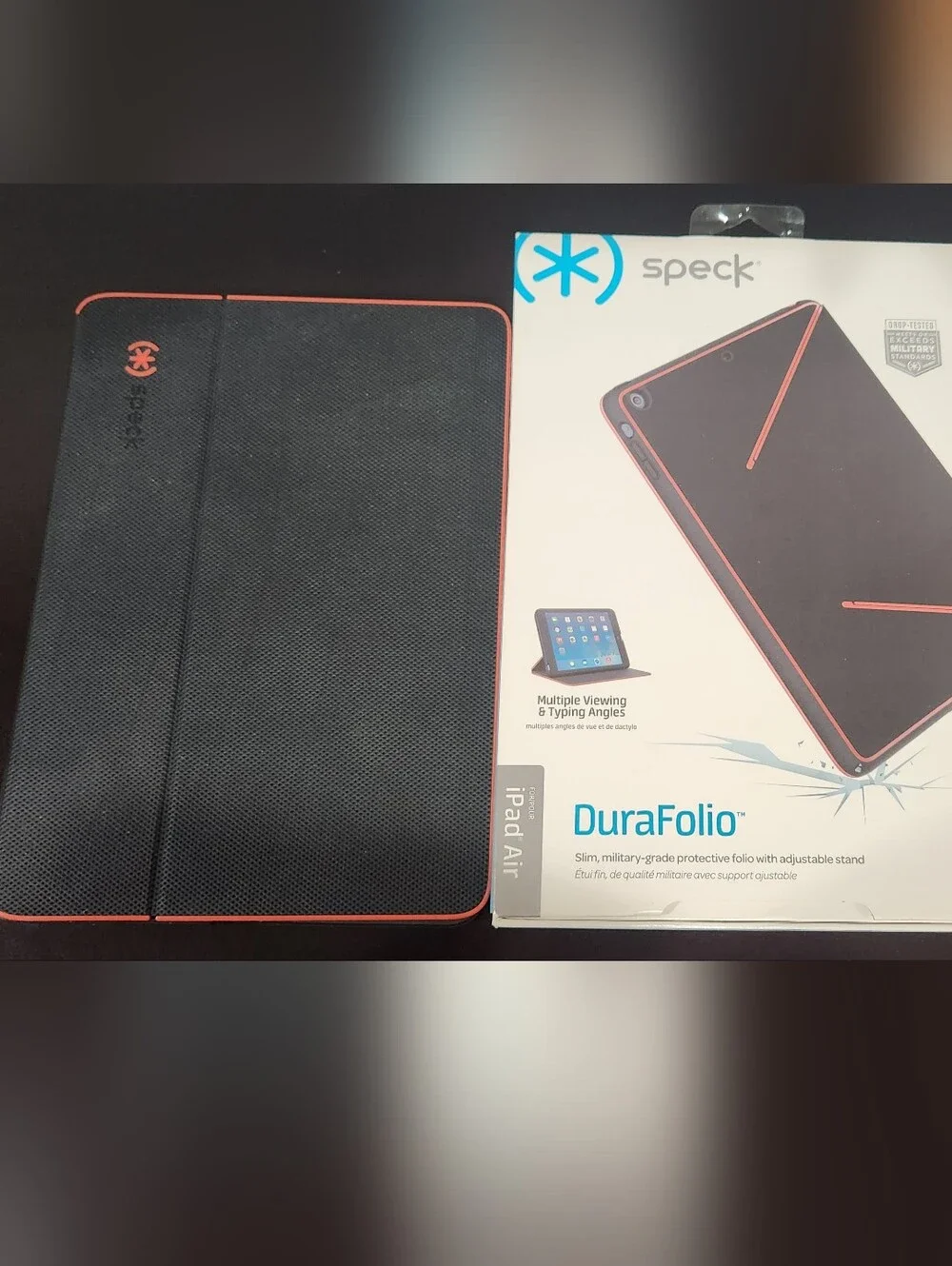 Speck Red & Black iPad AIR Case cover